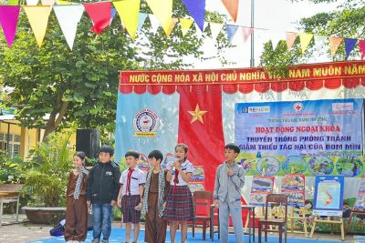 Hoạt động ngoại khóa “Truyền thông phòng tránh, giảm thiểu tác hại của bom mìn”