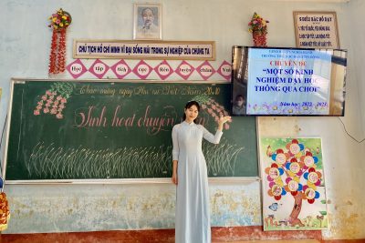 Trường TH Hành Tín Đông tổ chức sinh hoạt chuyên môn theo nghiên cứu bài học chào mừng ngày Phụ Nữ Việt Nam 20/10